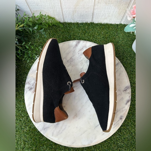 PAUL GREEN Kalista sneakers in Black Cognac Size US  6.5 UK 4 women’s like new - Picture 8 of 16